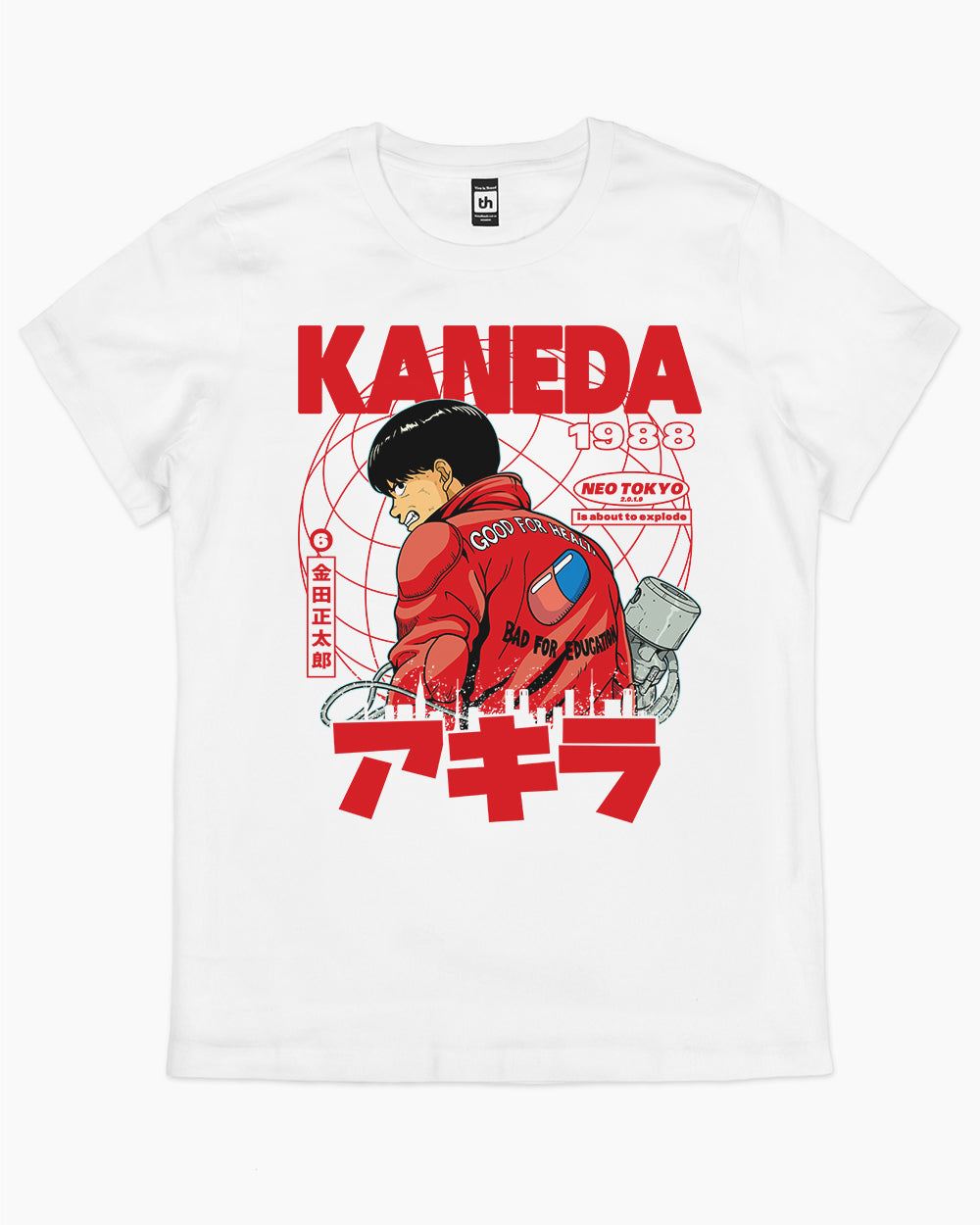 Kaneda T-Shirt Australia Online #colour_white